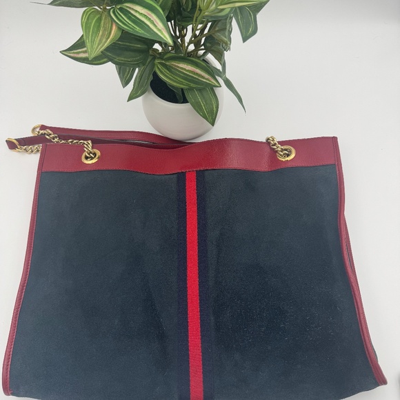 Gucci Suede & Leather Rajah Tiger Head Purse with Pouch - Picture 5 of 7